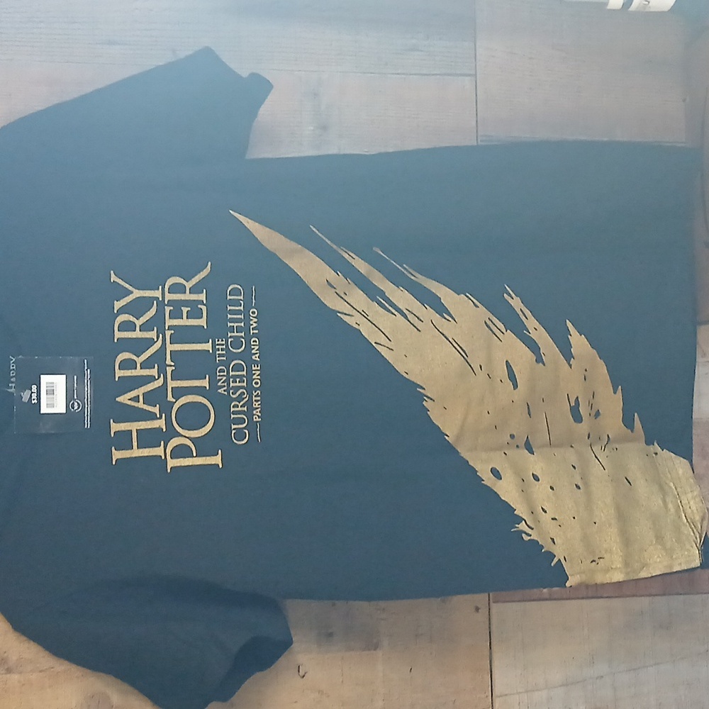 Harry Potter Black and Gold Short Sleeve Tee